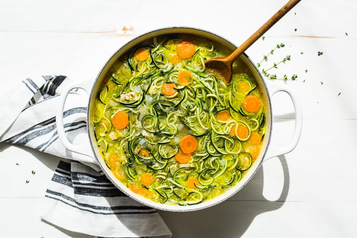 The Easy & Best Chicken Zucchini Noodle Soup for Comfort & Health